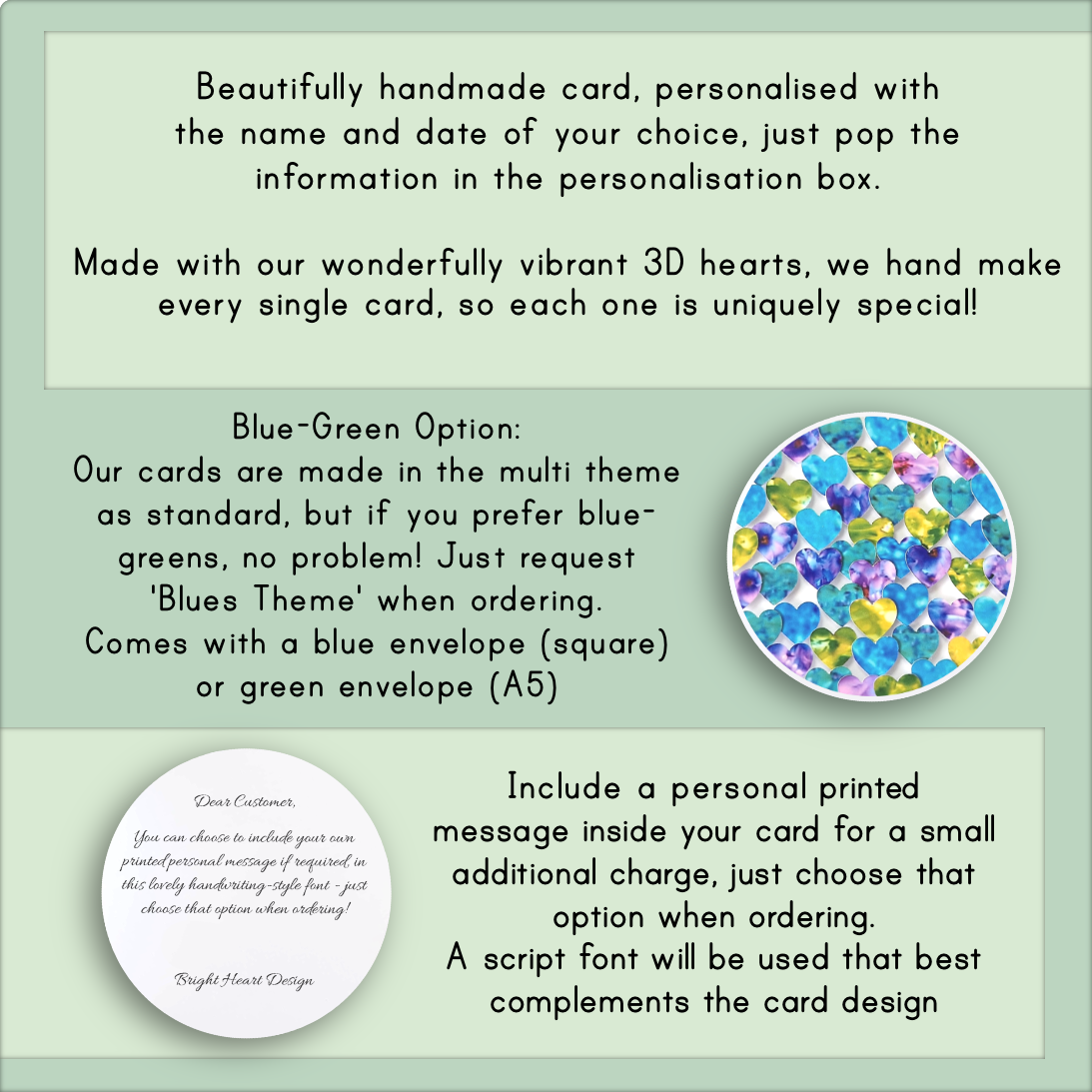 Special Friend Birthday Card - Multi Coloured Hearts