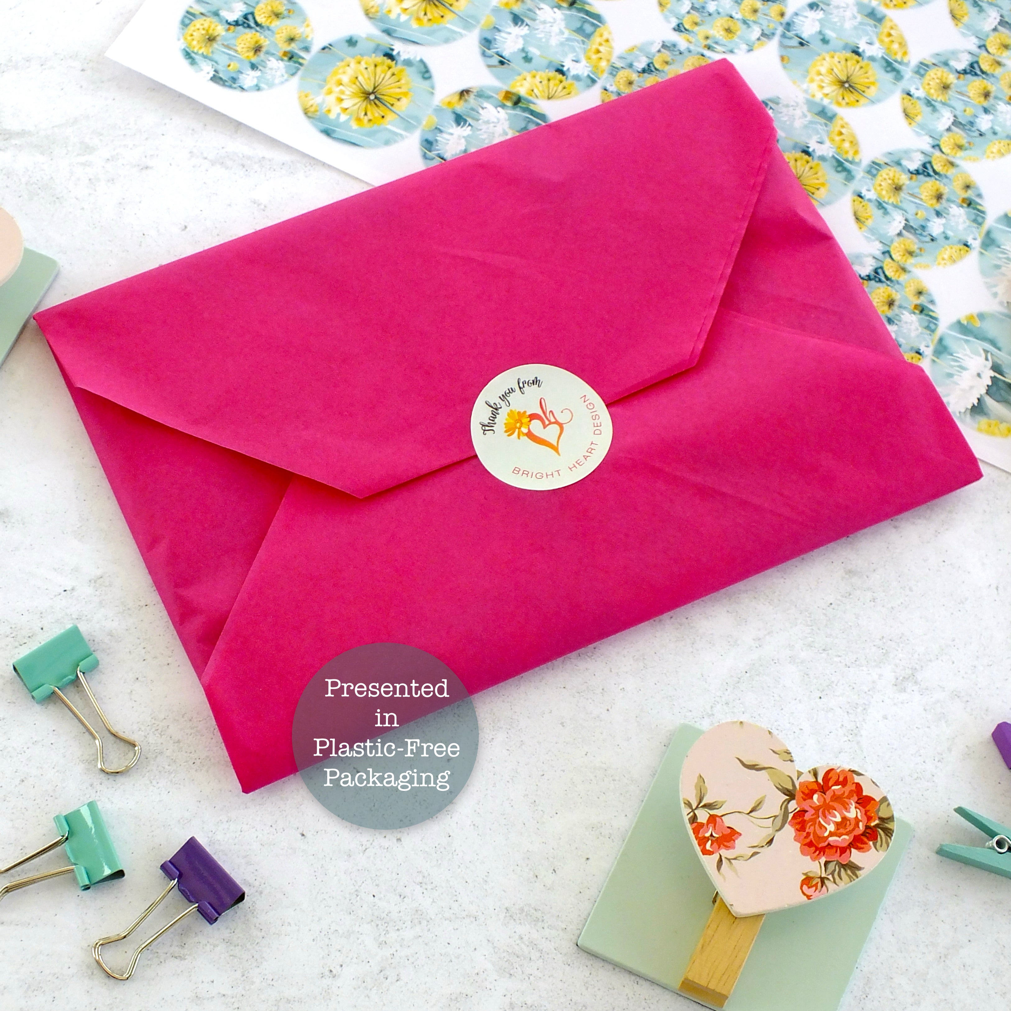 Personalised A5 Notepad - Any Heading - Dandelions