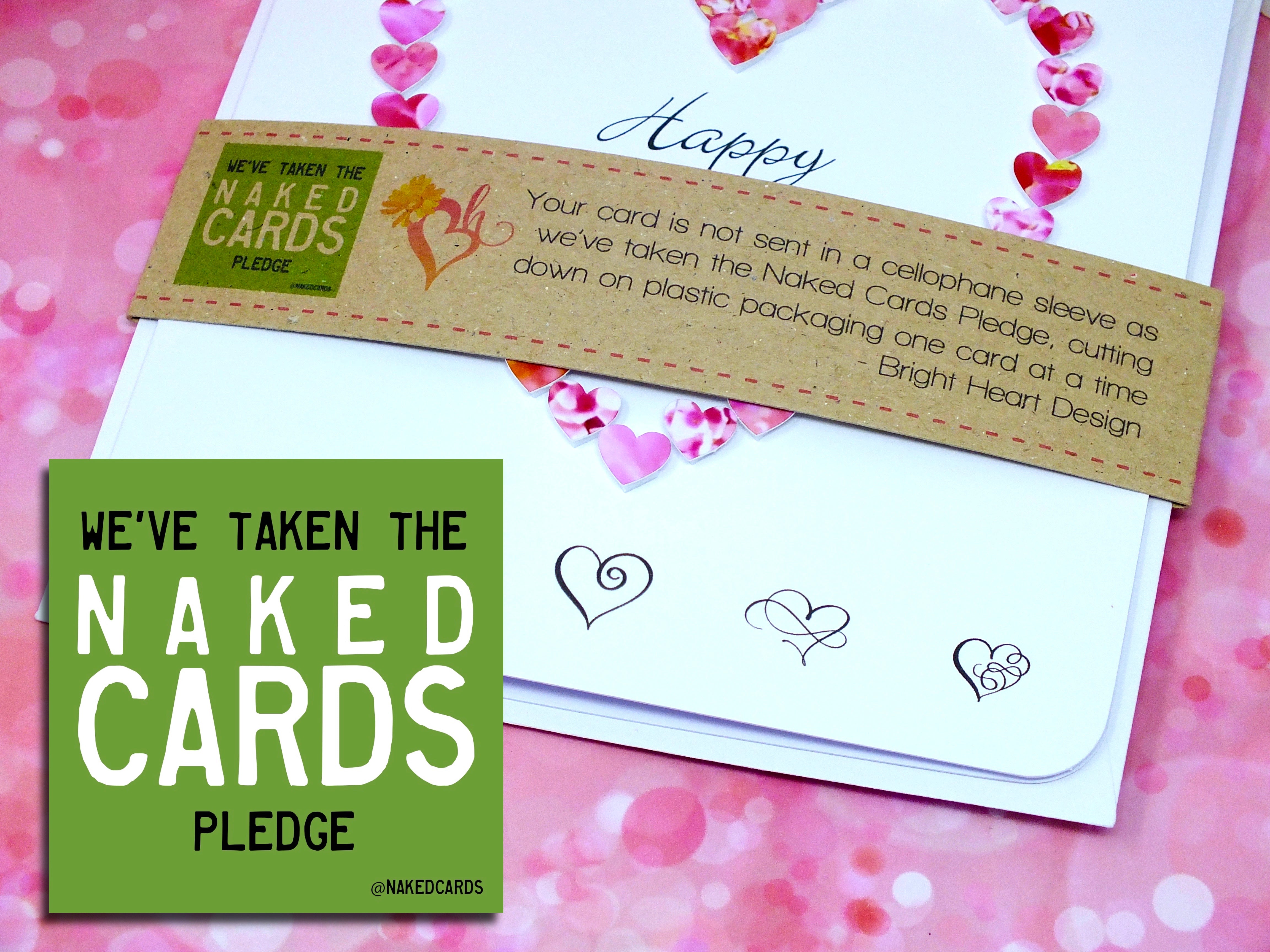 Happy Mother's Day Card - Hearts + Band