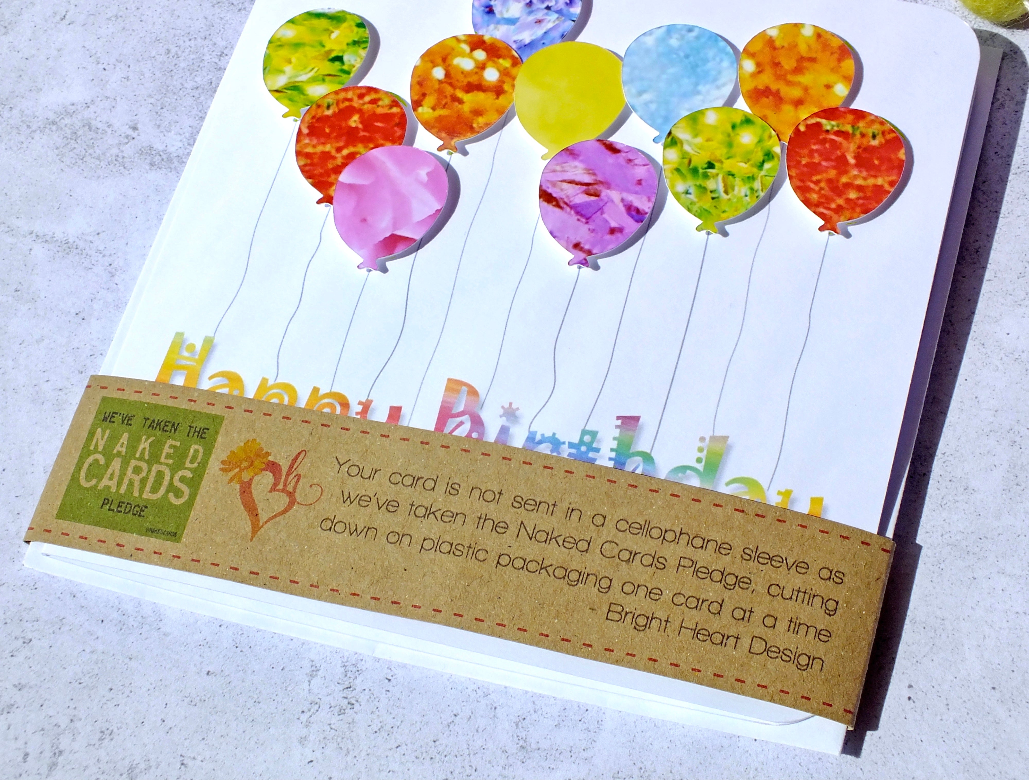 Grandson Birthday Card - Colourful Balloons