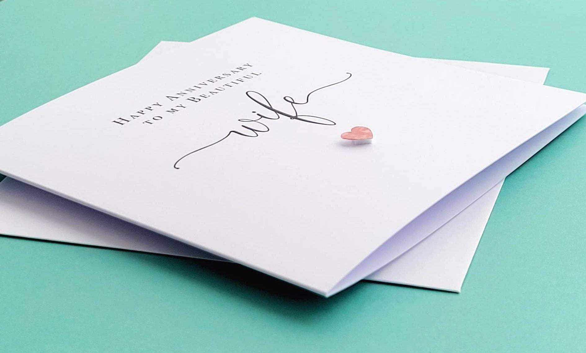 Wedding Anniversary Card for Wife