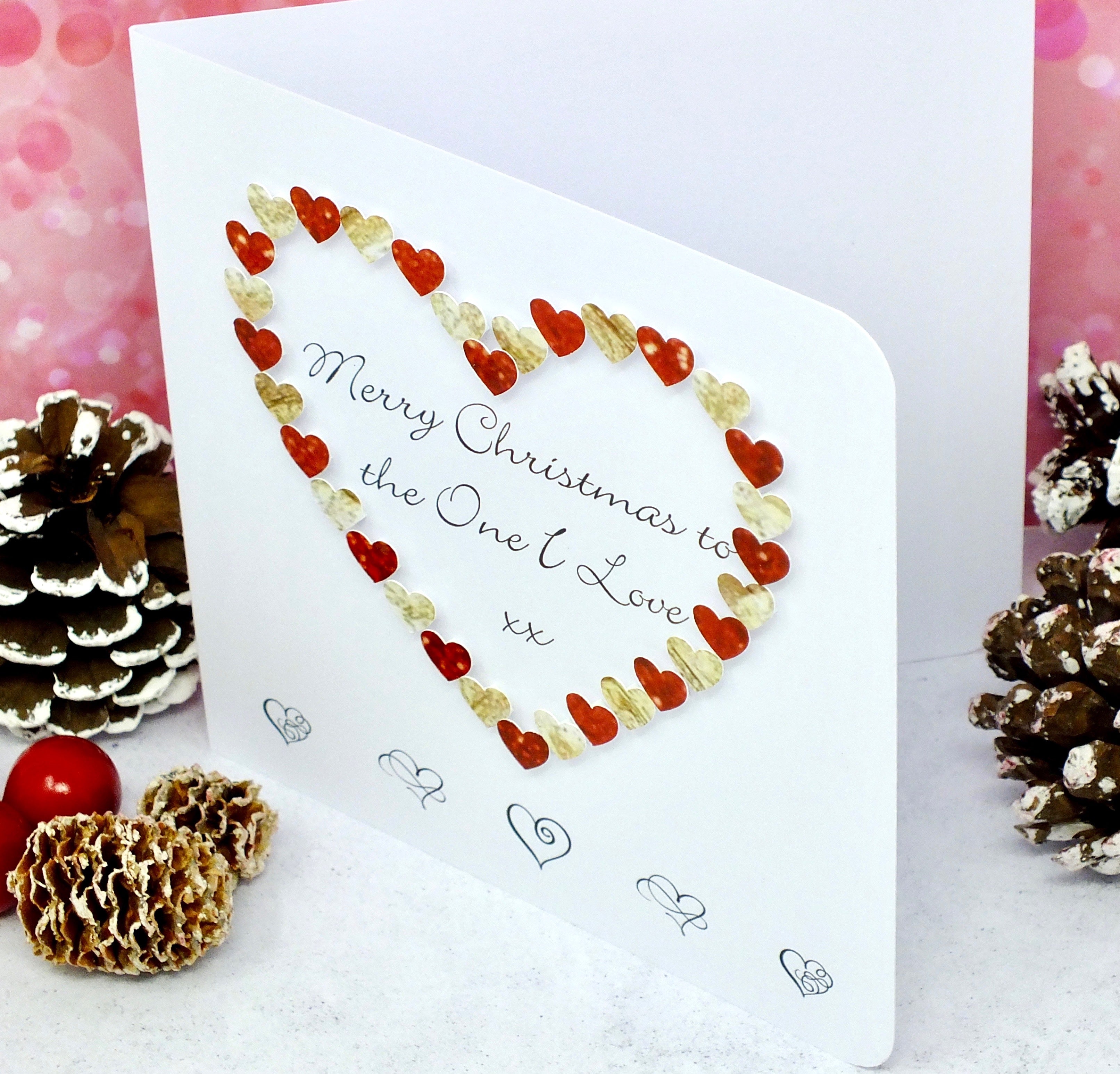 Merry Christmas to the One I Love - Christmas Card Side