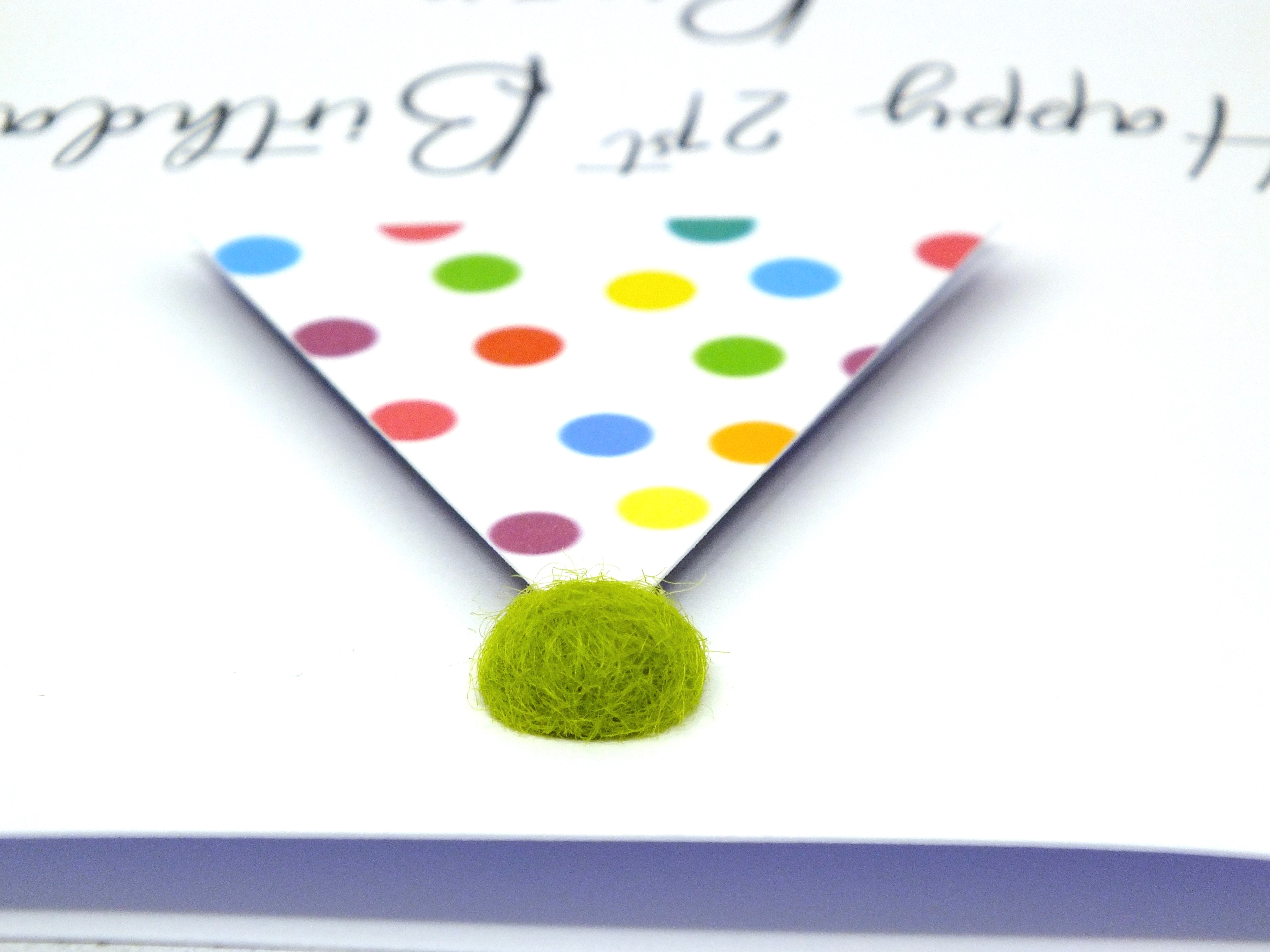 Any Age Personalised Birthday Card for Him - Party Hat