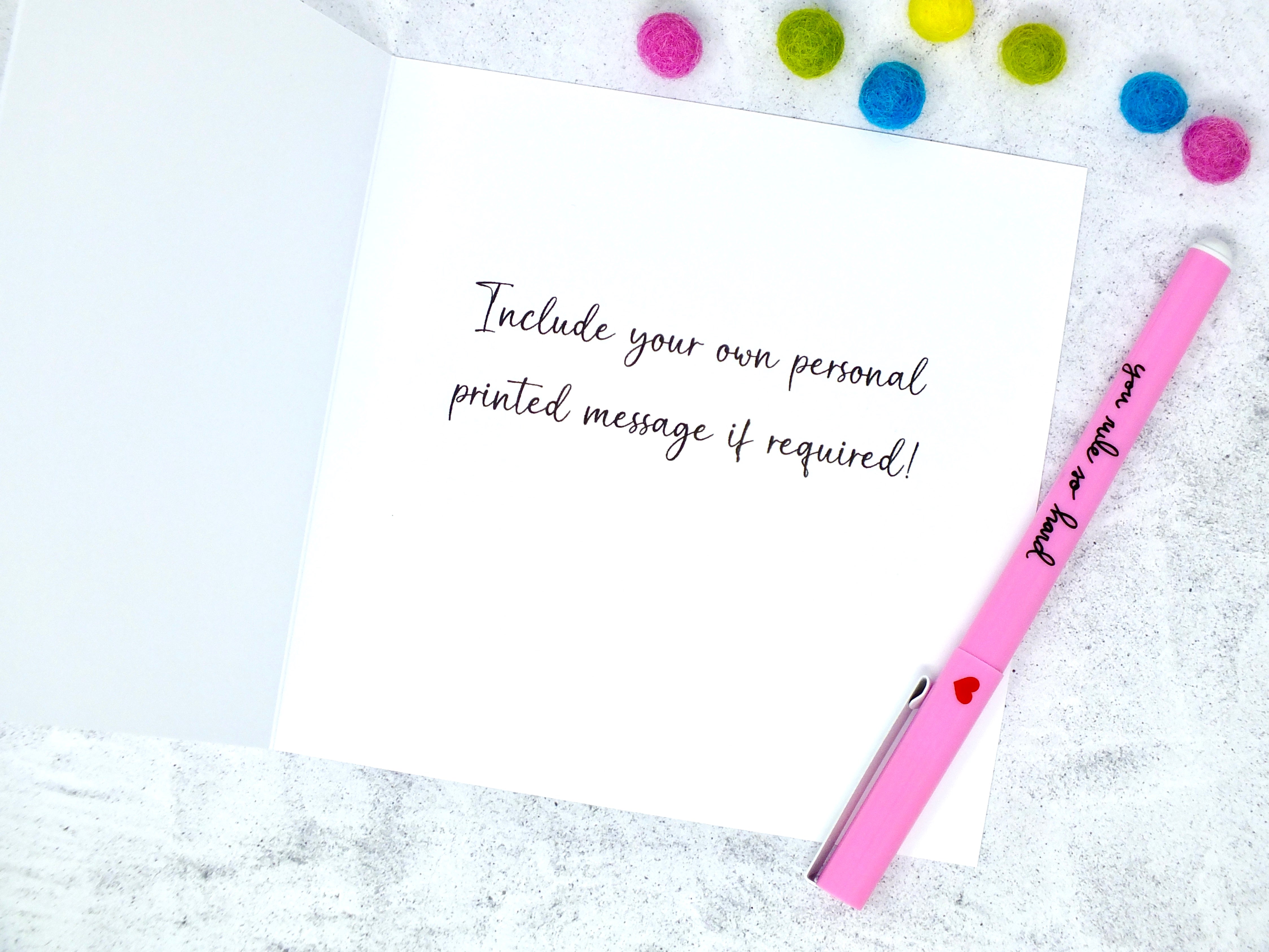 Any Age Personalised Birthday Card for Him - Party Hat