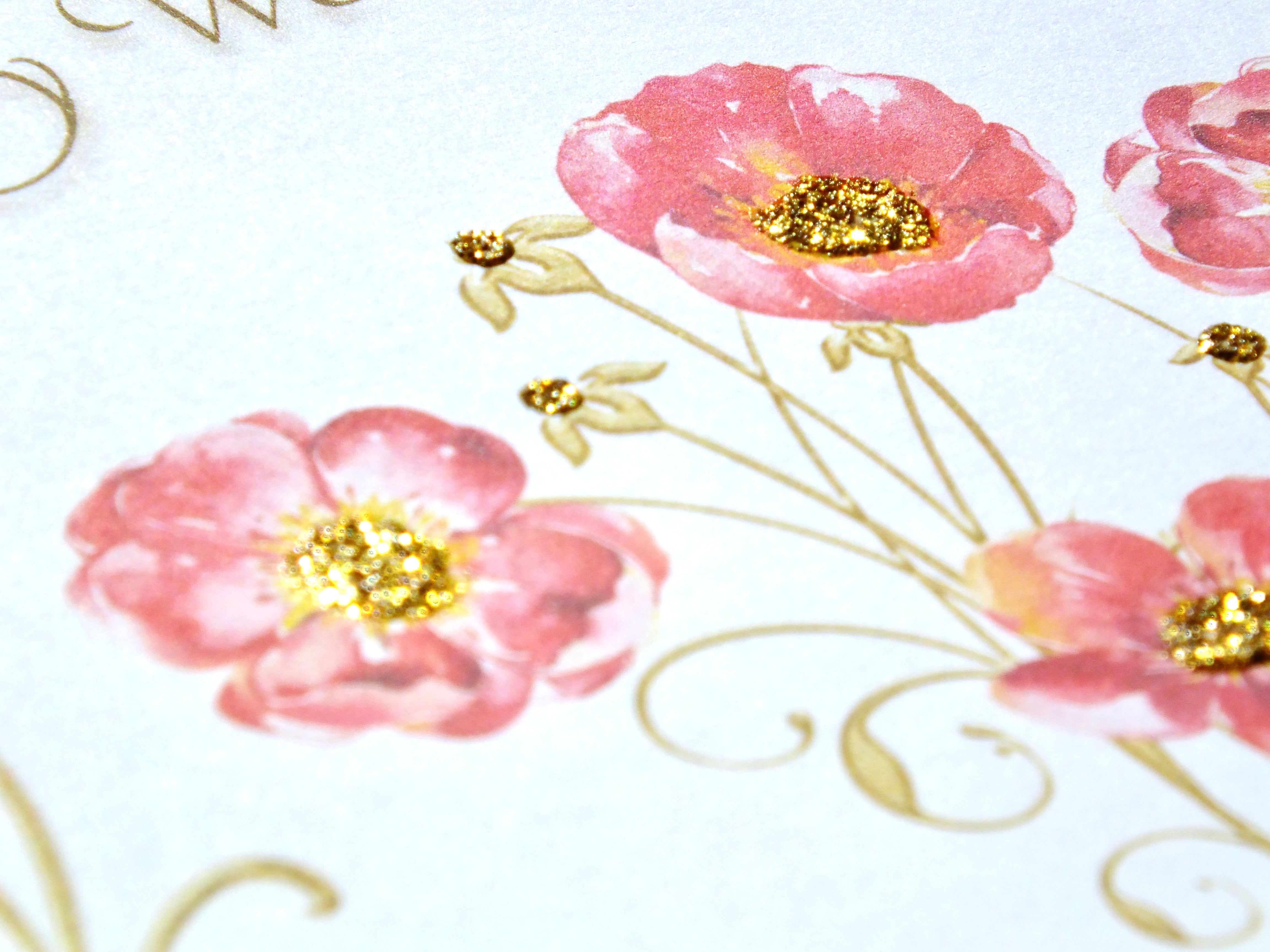 Luxury Wedding Regret Card - Rustic Sparkle