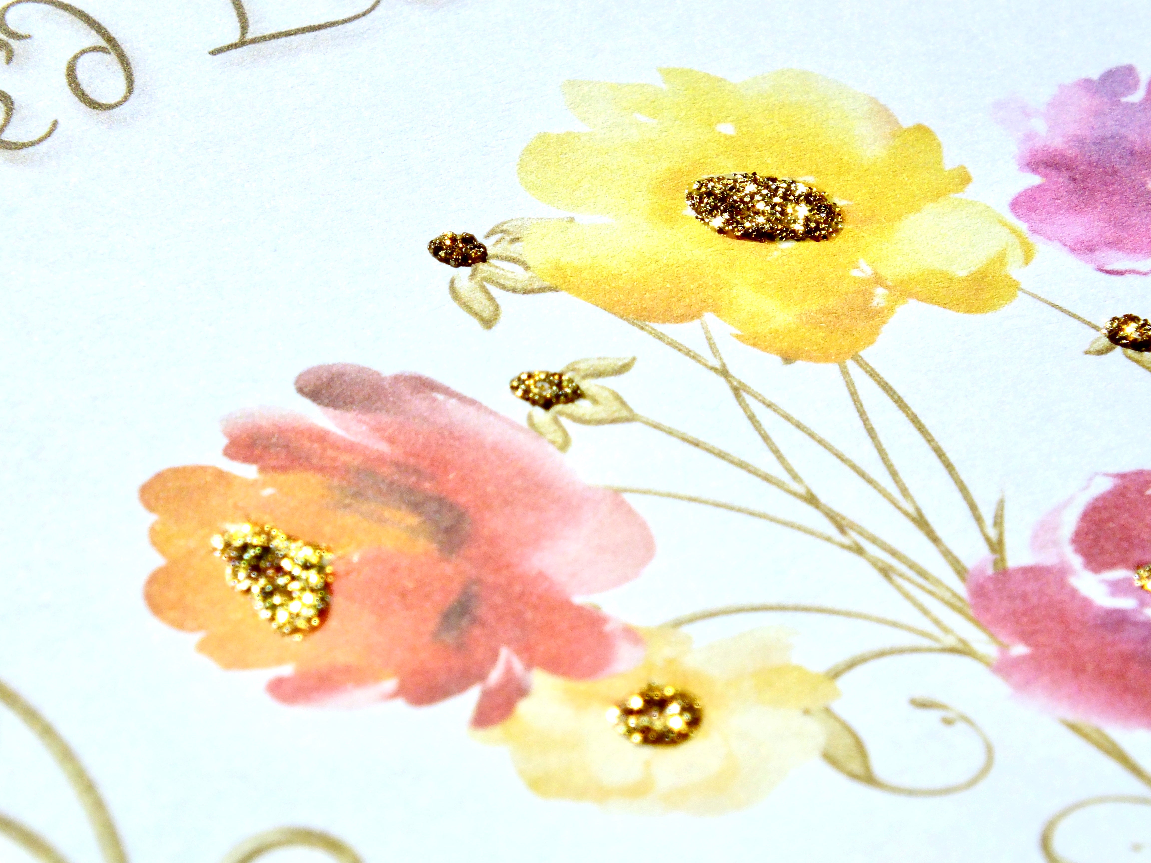 Luxury Wedding Acceptance, RSVP Reply Card - Rustic Sparkle