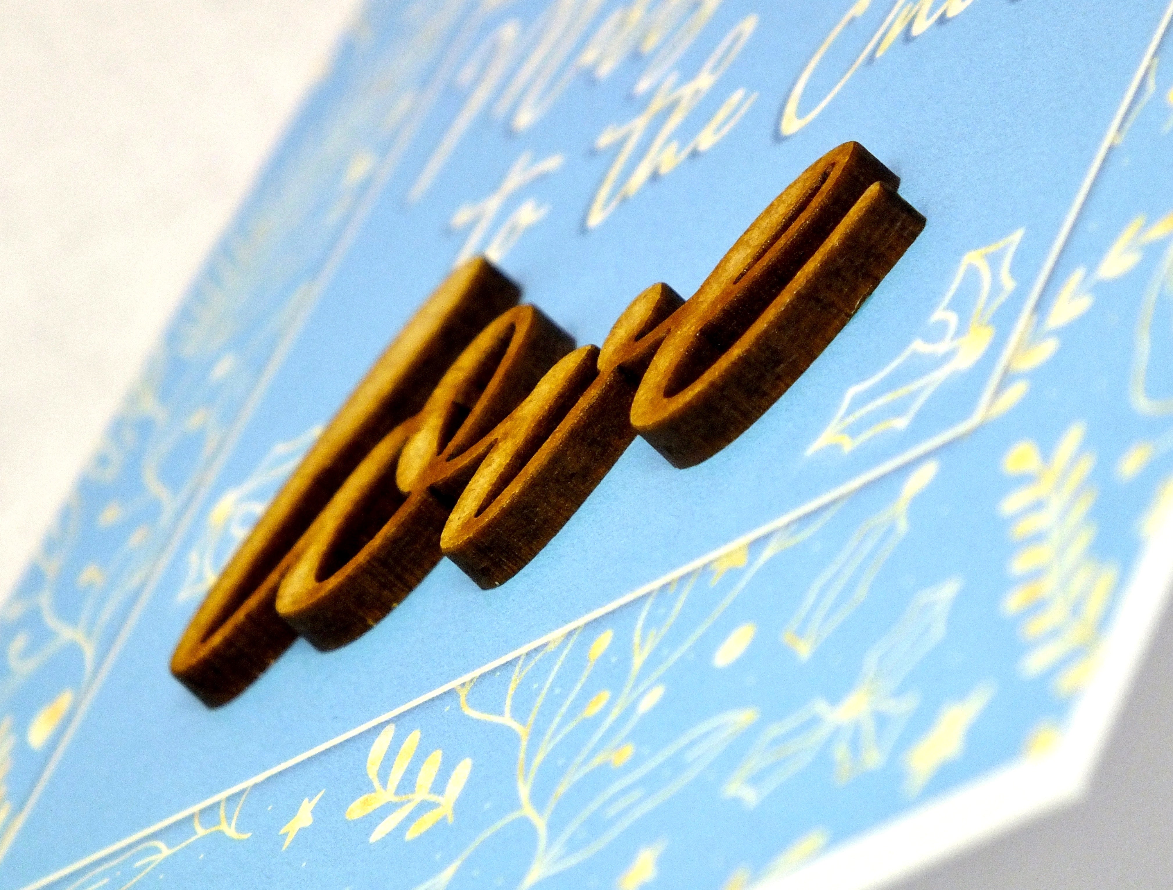 Merry Christmas to the One I Love - Luxury Christmas Card Close Up B