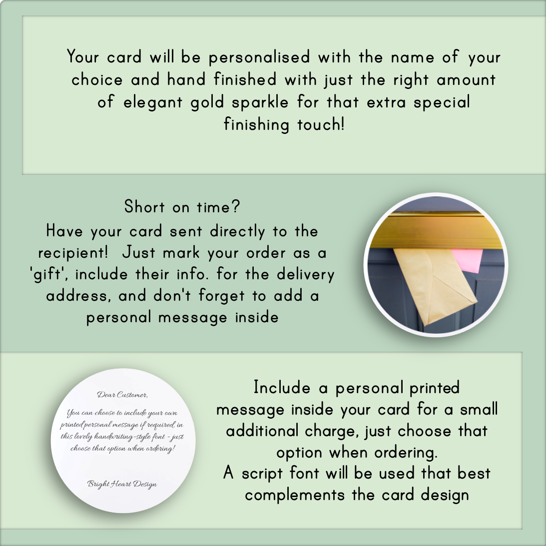 'Bunting' Personalised Birthday Card