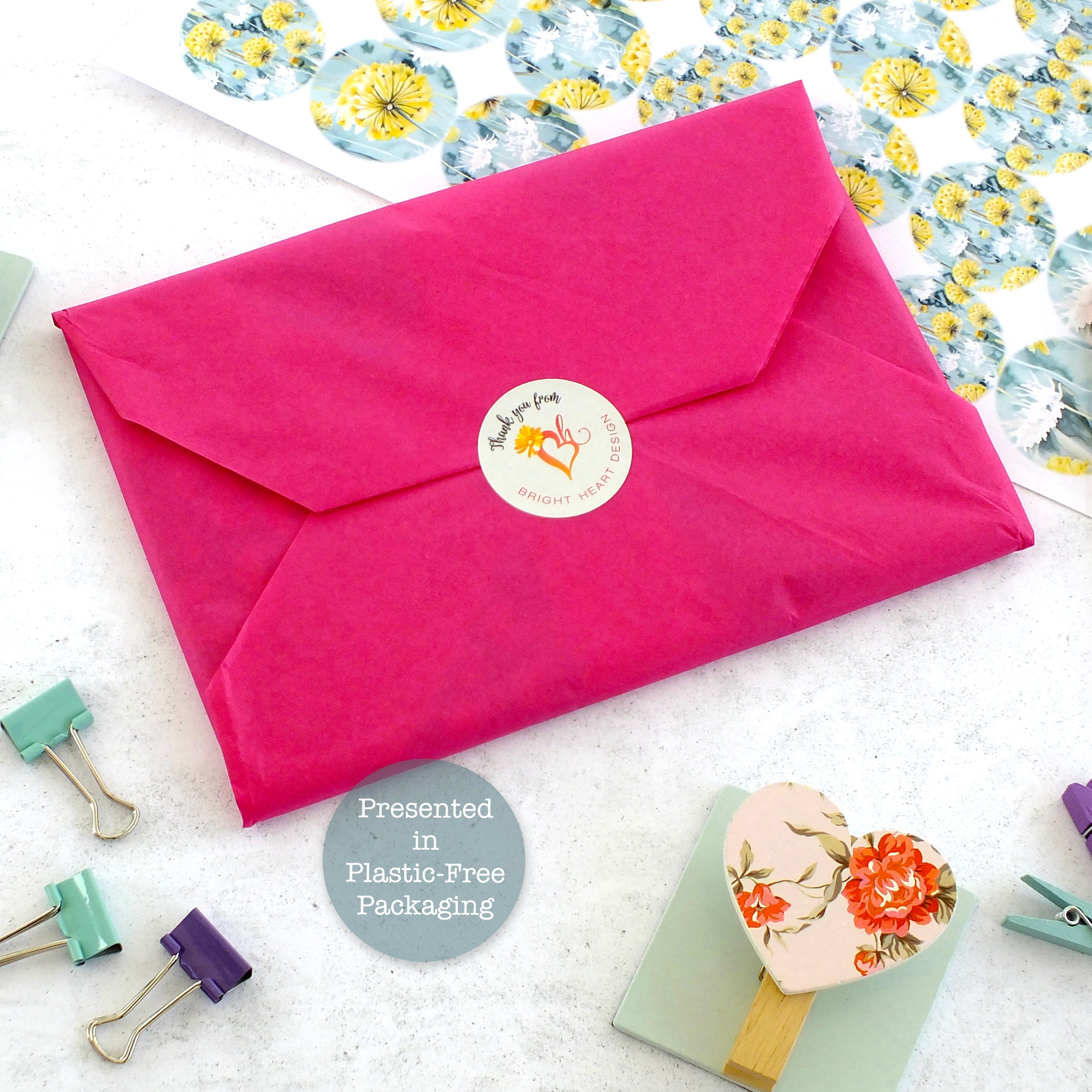 Personalised A5 Notebook - Any Heading - Dandelions