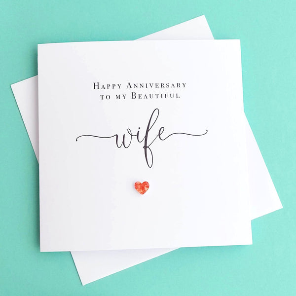 Wedding Anniversary Card for Wife