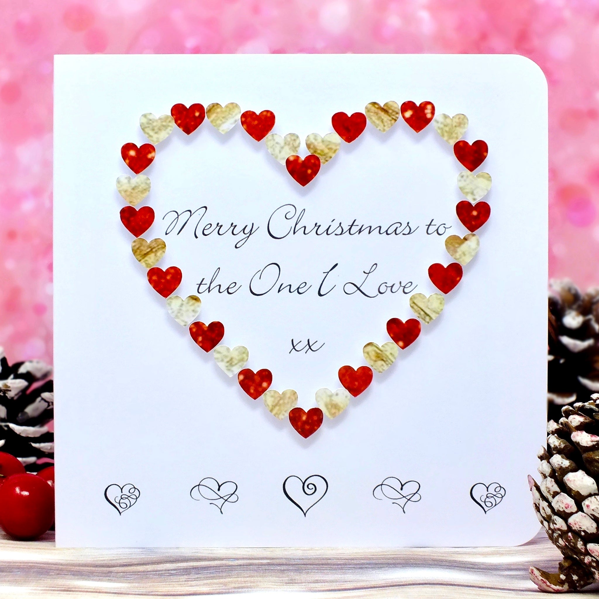 Merry Christmas to the One I Love - Christmas Card Main