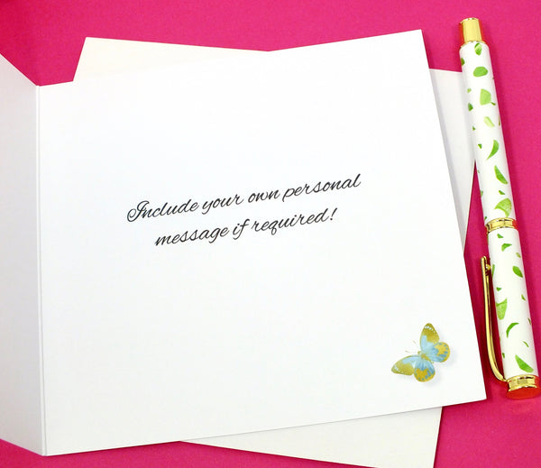 Special Daughter Birthday Card - Butterflies Message